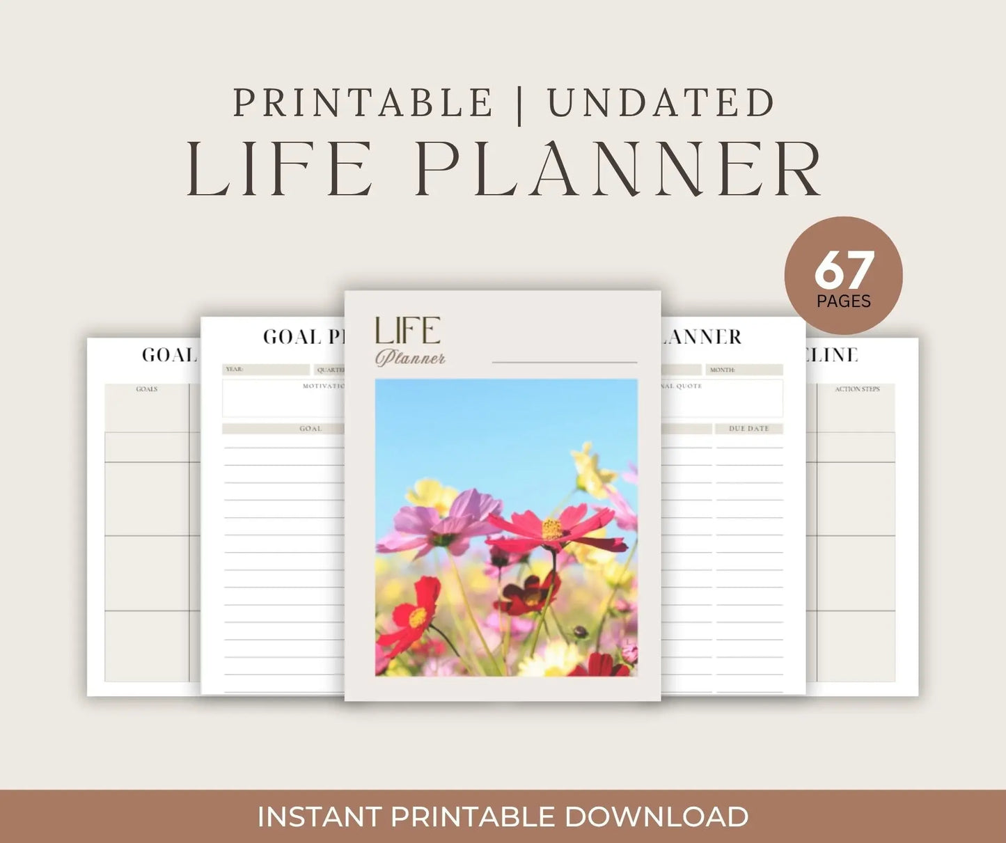 Digital Life Planner for iPad & GoodNotes – All-in-One PDF for Productivity, Finance & Self-Care Ezze Planova