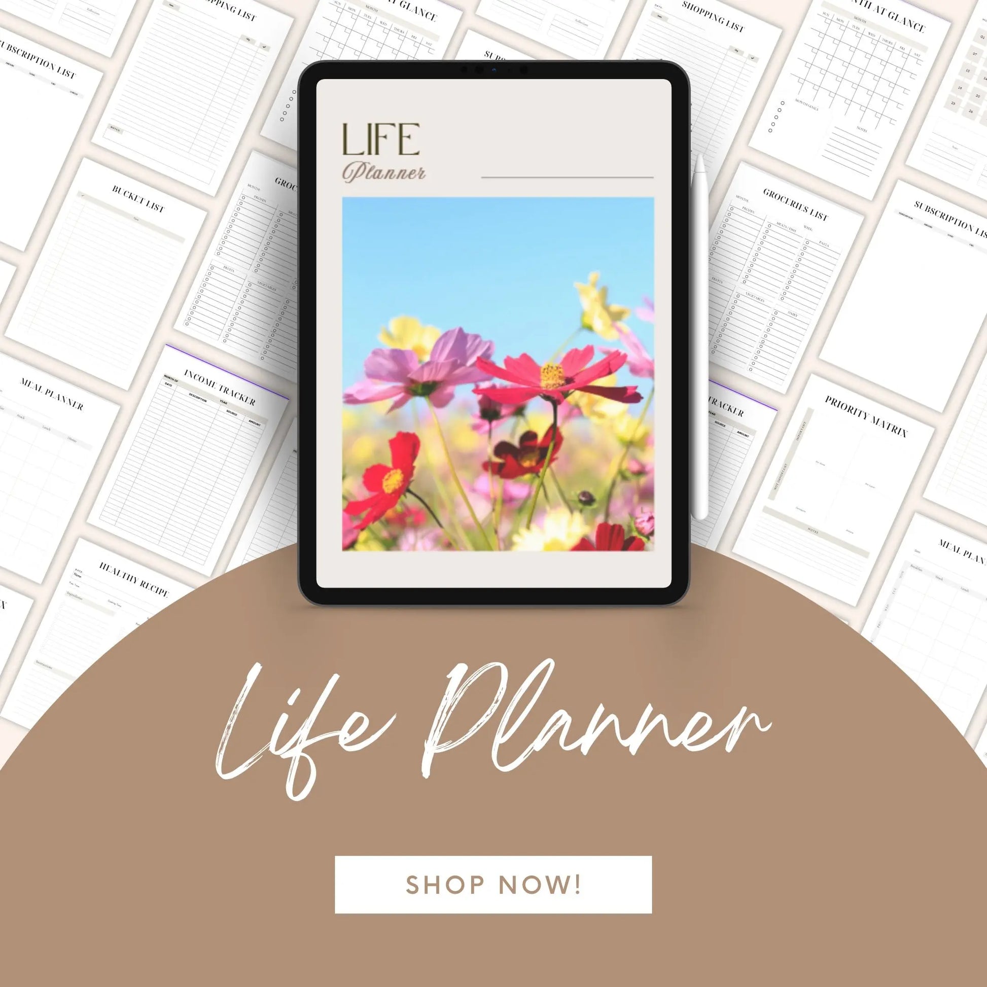 Digital Life Planner for iPad & GoodNotes – All-in-One PDF for Productivity, Finance & Self-Care Ezze Planova